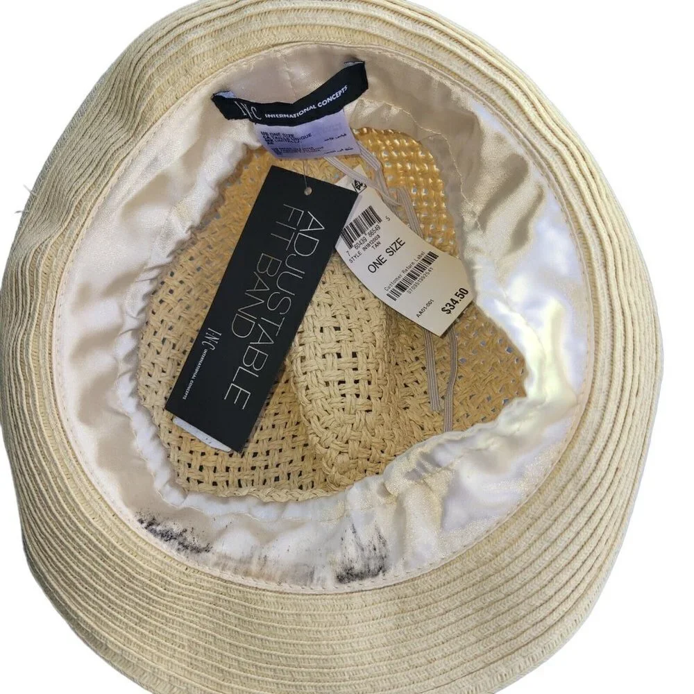 Women's INC Adjustable Fit Band Hat. Style IN1812003 New With Tags $34
